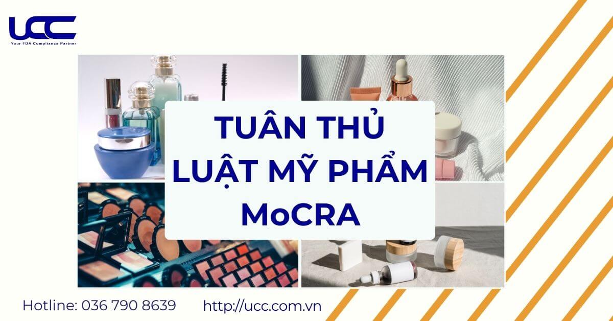 Tuân thủ luật mỹ phẩm MoCRA