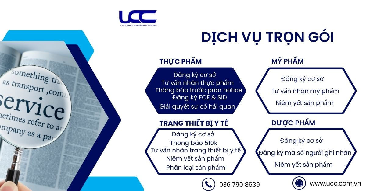 UCC Việt Nam cung cấp dịch vụ trọn gói