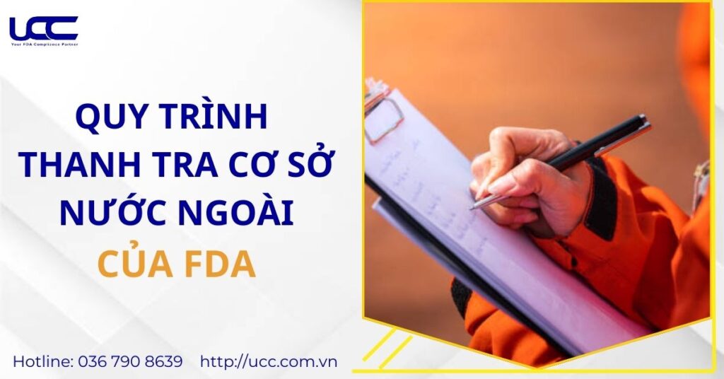 bìa thanh tra cơ sở nước ngoài của FDA