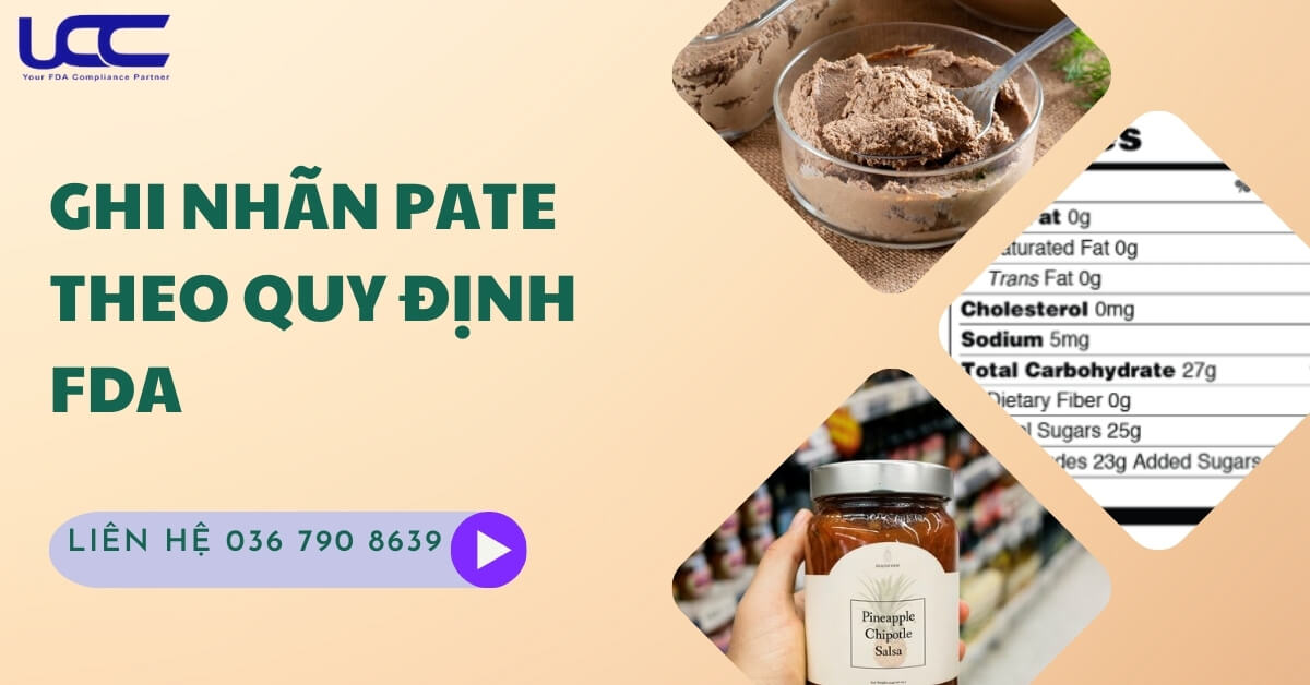 Ghi nhãn cho pate đóng hộp