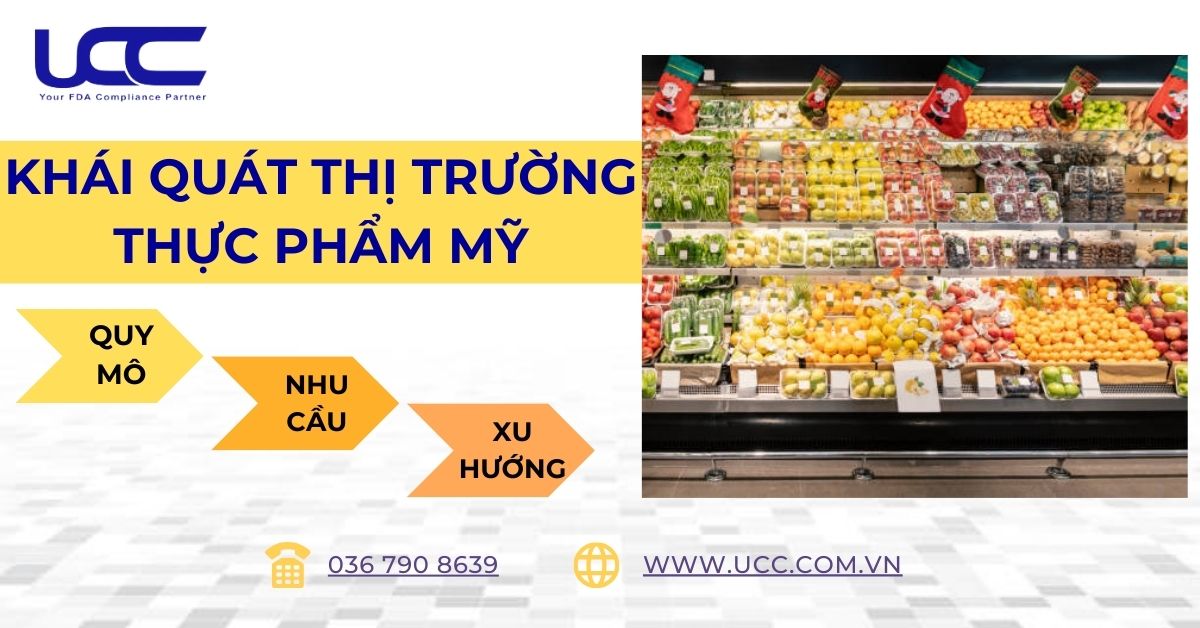 Khái quát thị trường thực phẩm Mỹ