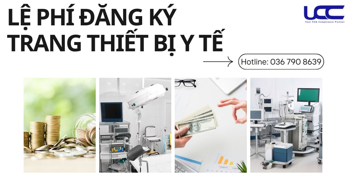 Lệ phí đăng ký áp dụng cho cơ sở Trang thiết bị y tế