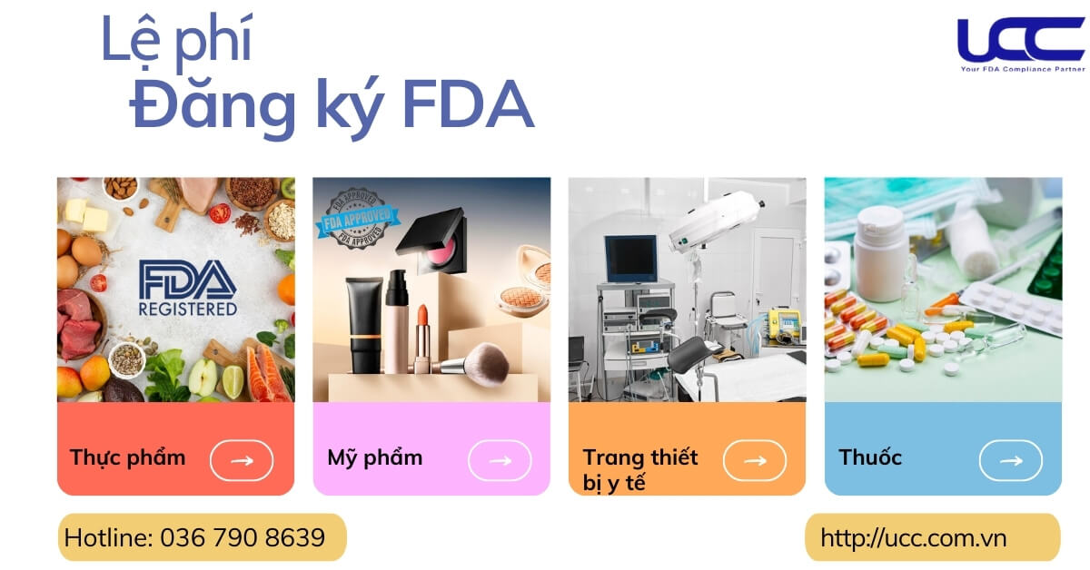 Lệ phí đăng ký FDA mới nhất năm 2024