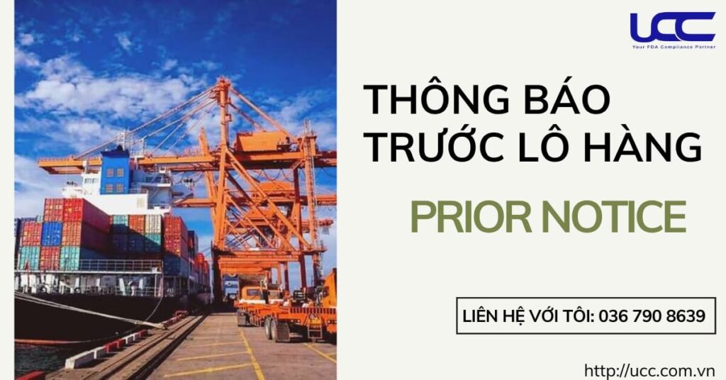 Thông báo trước lô hàng