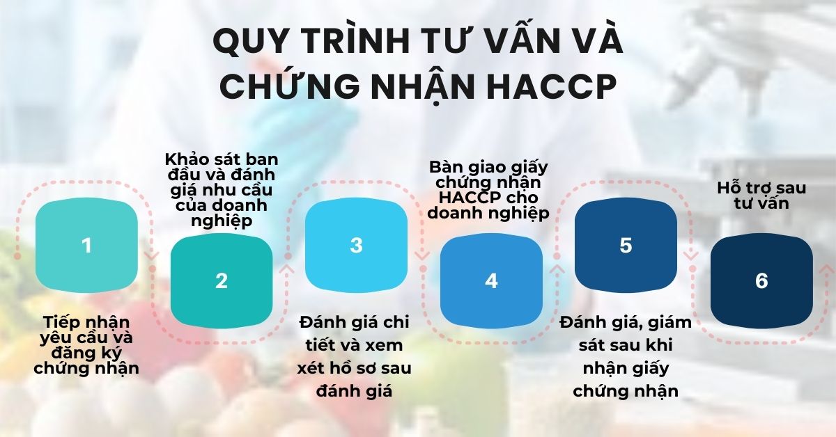 Quy trình tư vấn chứng nhận HACCP