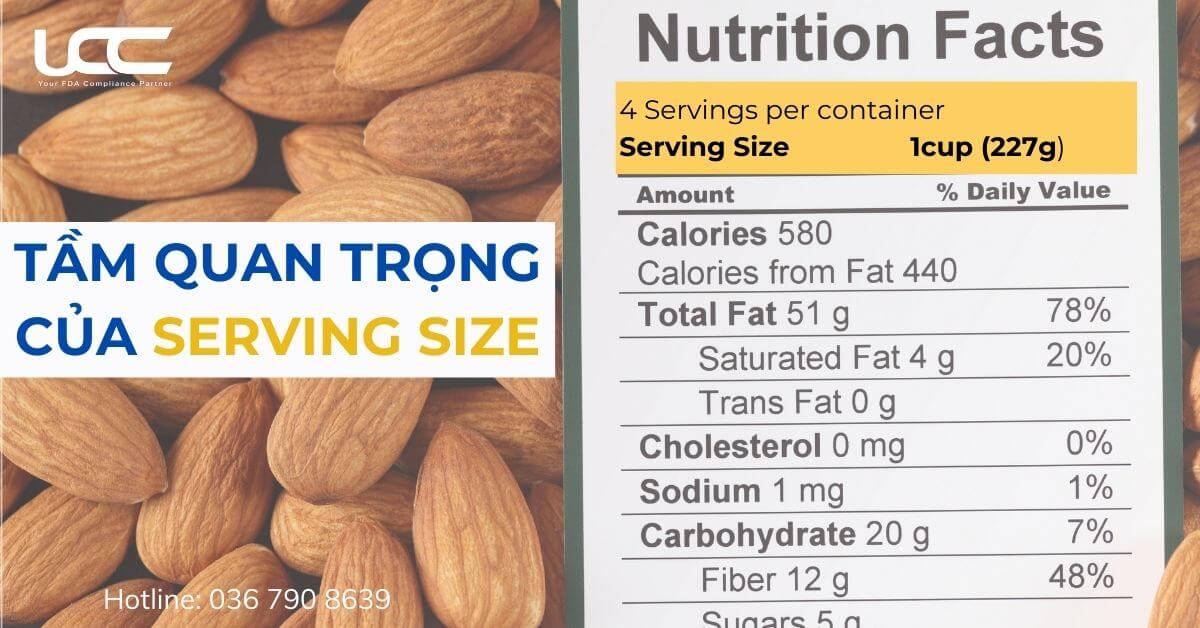 Serving Size giúp kiểm soát lượng calories và chất dinh dưỡng nạp vào cơ thể