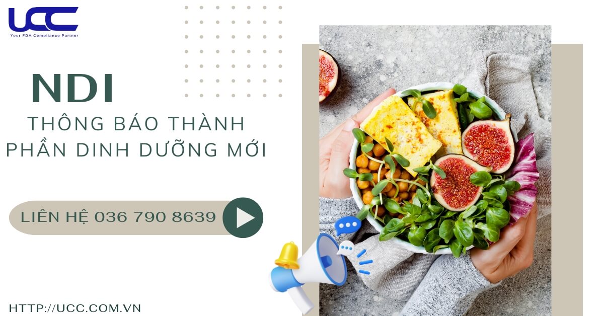 Thông báo thành phần dinh dưỡng mới thực phẩm bổ sung - NDI