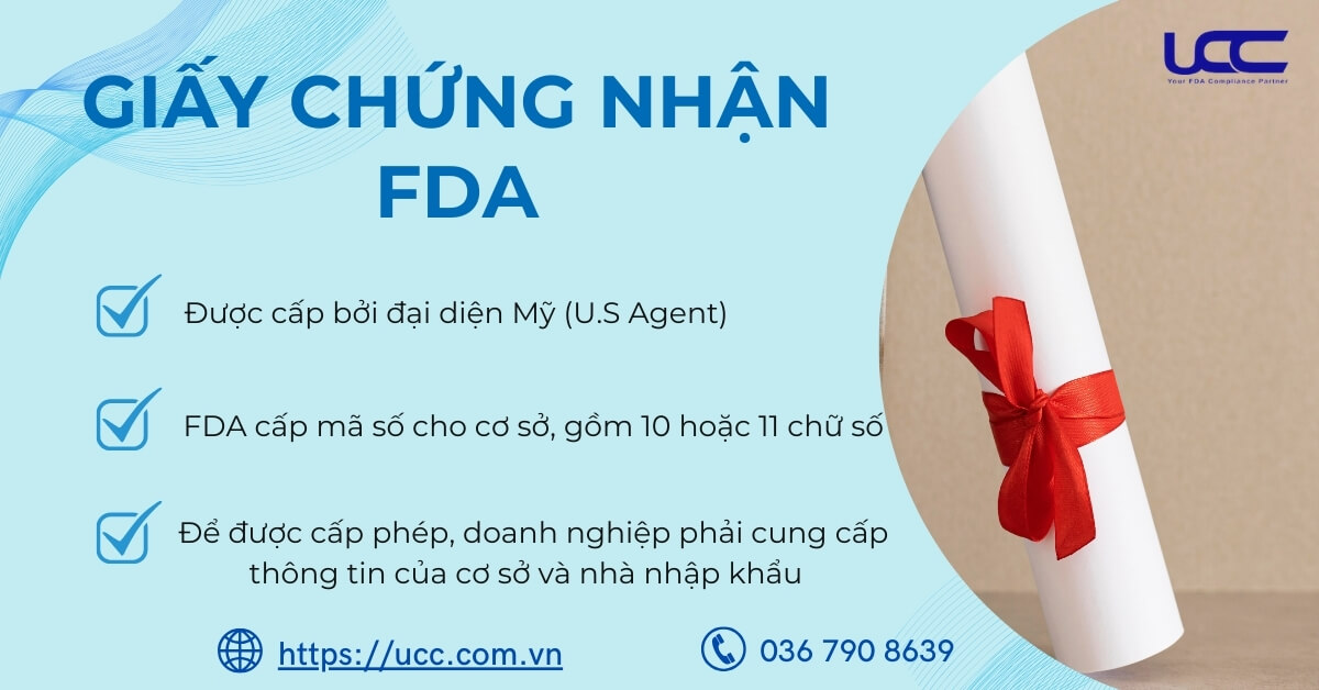 Giấy chứng nhận FDA là gì