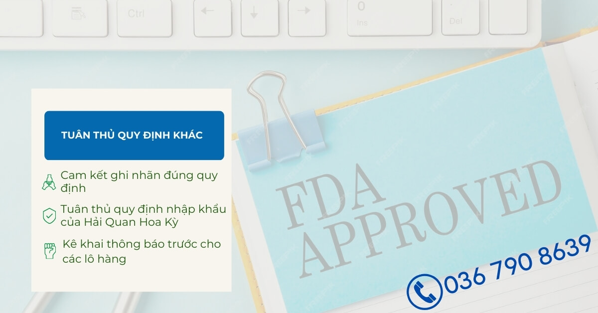 Các quy định khác của FDA