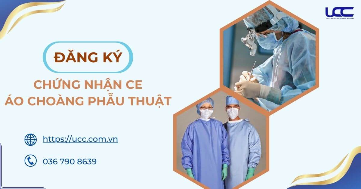 Đăng ký CE áo choàng phẫu thuật