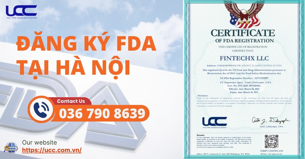 Đăng ký FDA tại Hà Nội – Quy trình trọn gói, chi phí tối ưu