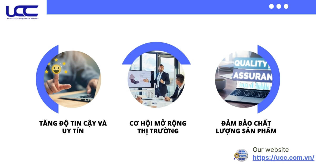 Lợi ích khi có chứng chỉ FDA đối với doanh nghiệp