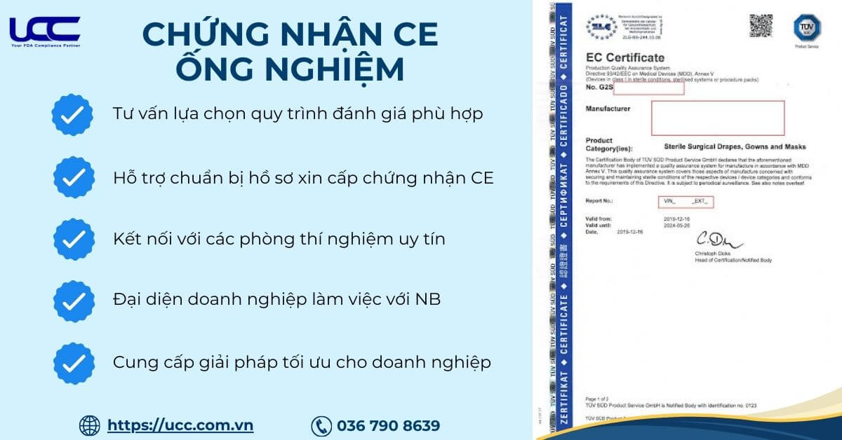 Chứng nhận CE - UCC