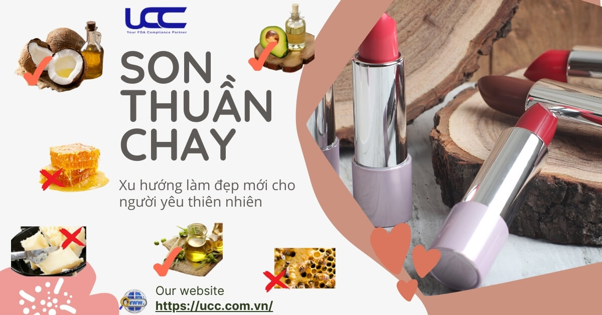 Son thuần chay- Xu hướng làm đẹp mới cho người yêu thiên nhiên