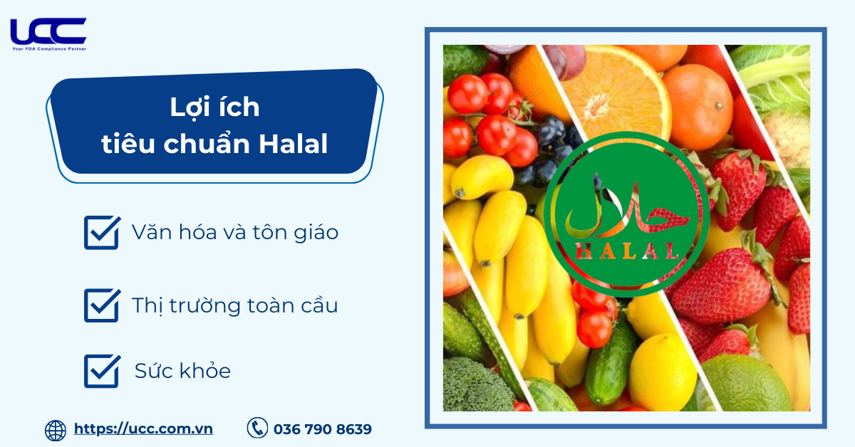 Lợi ích tiêu chuẩn Halal