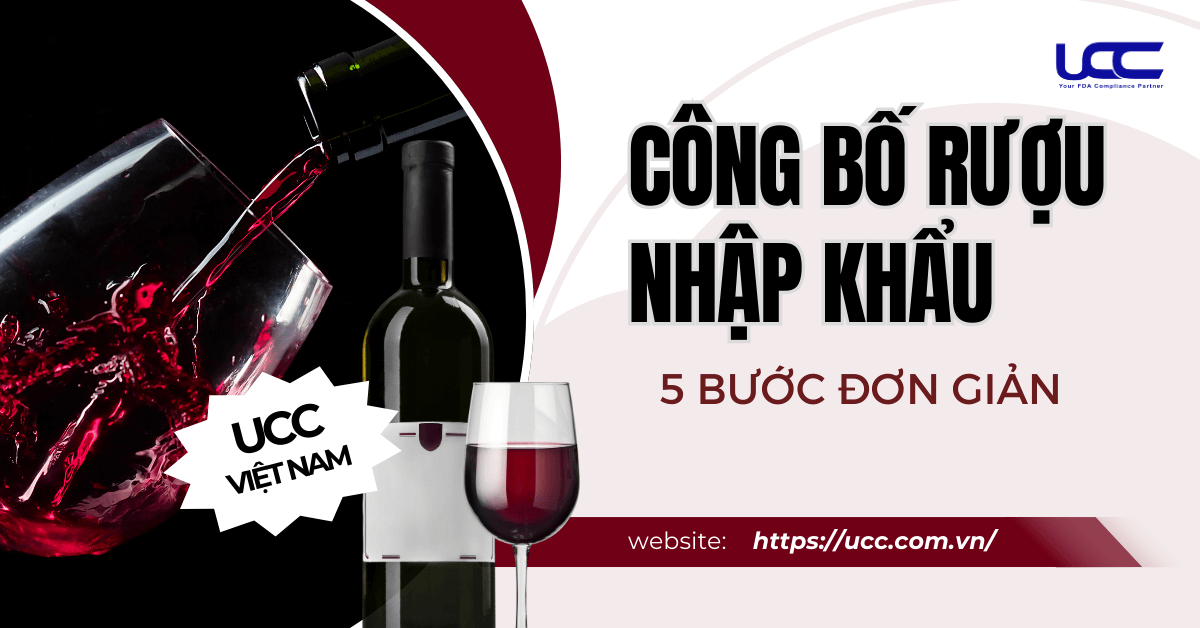 Công bố rượu nhập khẩu 