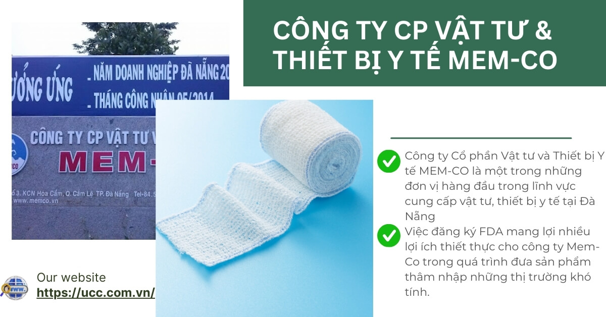 Dịch vụ đăng ký FDA cho công ty Memco