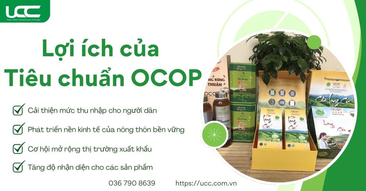 Lợi ích của tiêu chuẩn OCOP