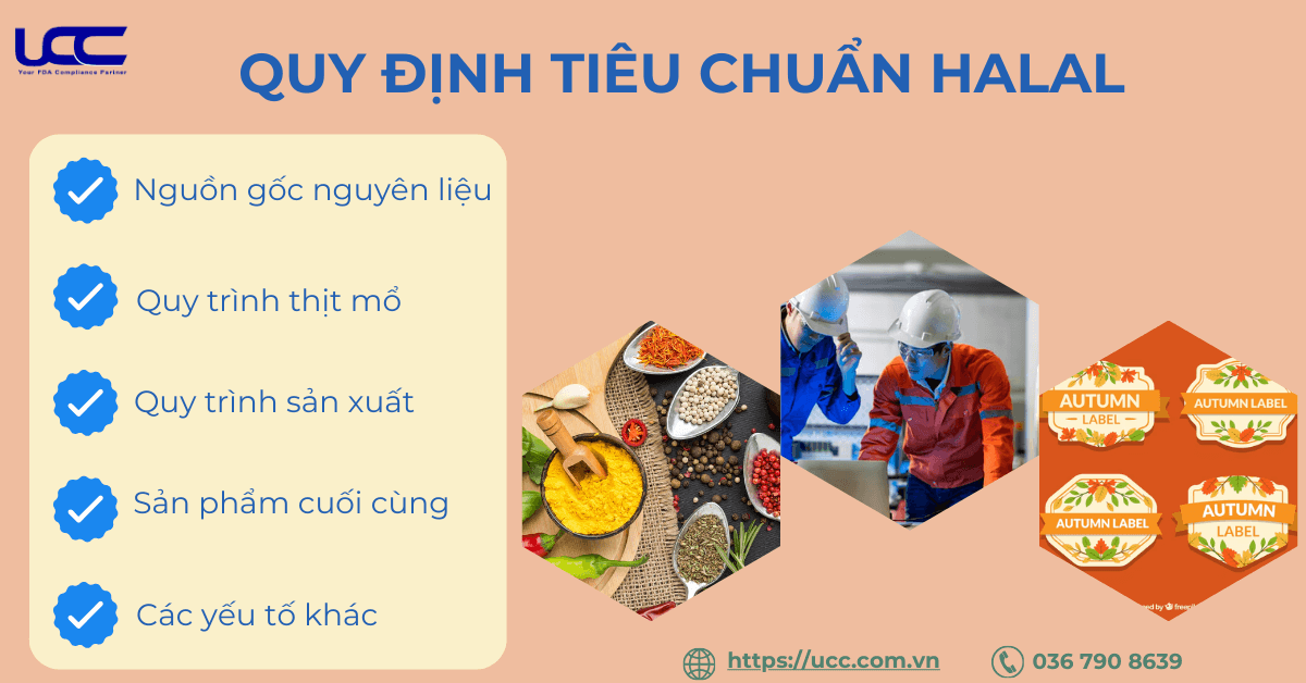 Quy định về tiêu chuẩn Halal 