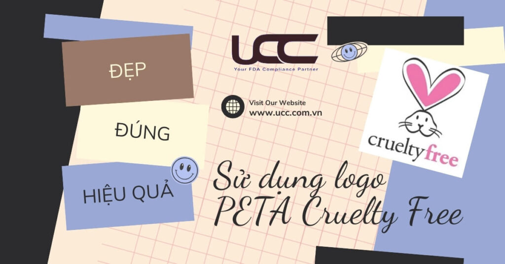 sử dụng logo PETA Cruelty Free