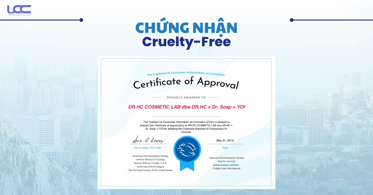 chứng nhận Cruelty - Free