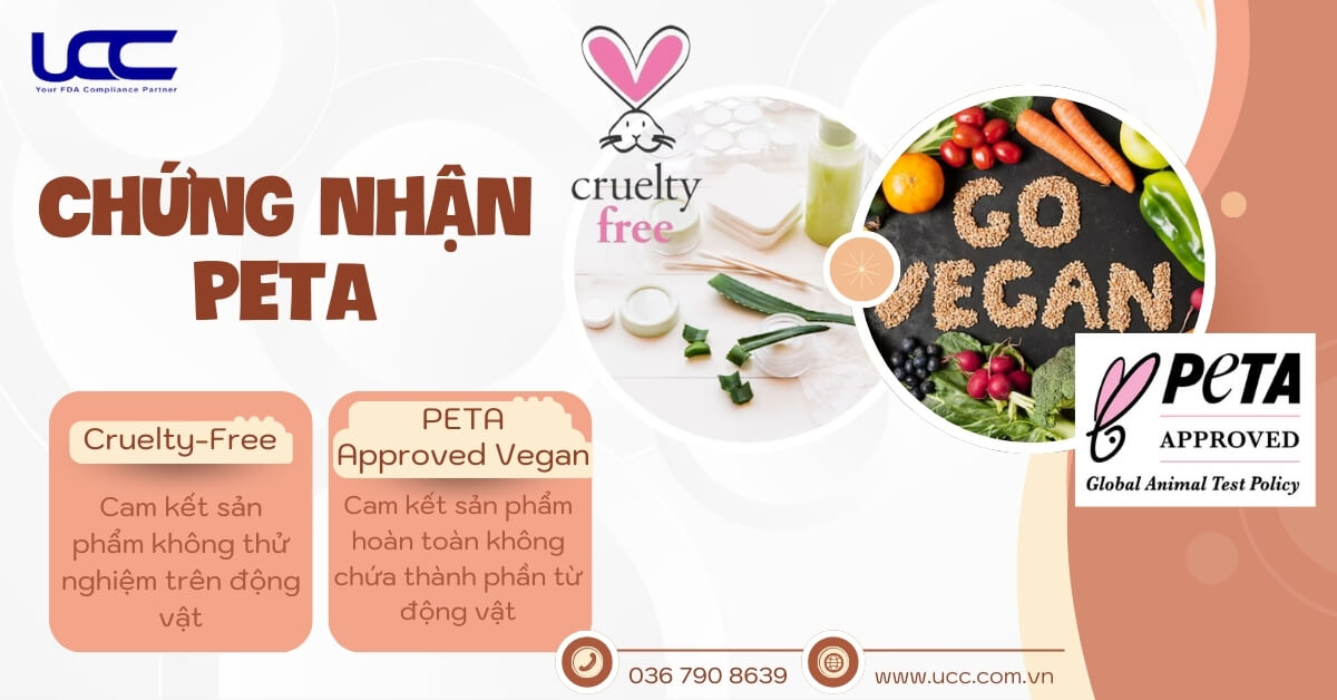 Chứng nhận của tổ chức PETA