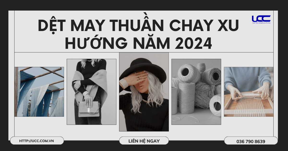 Dệt may thuần chay xu hướng năm 2024