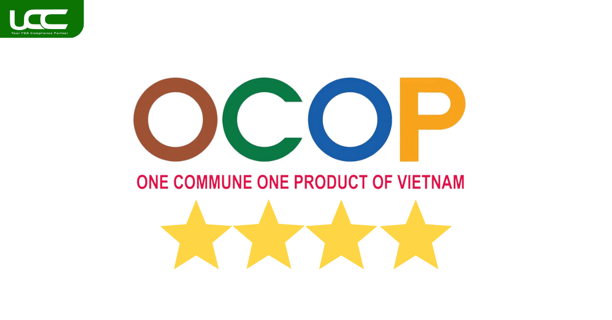 Logo OCOP đạt chuẩn 4 sao