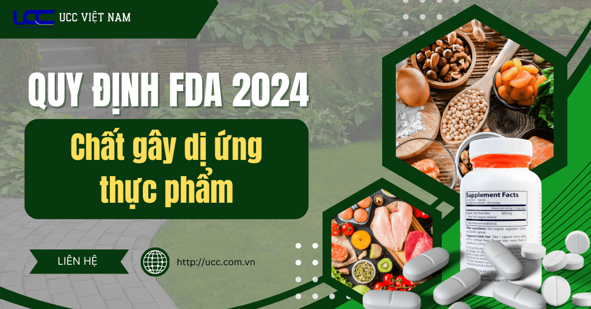 Chất gây dị ứng thực phẩm – Cập nhật quy định FDA 2024