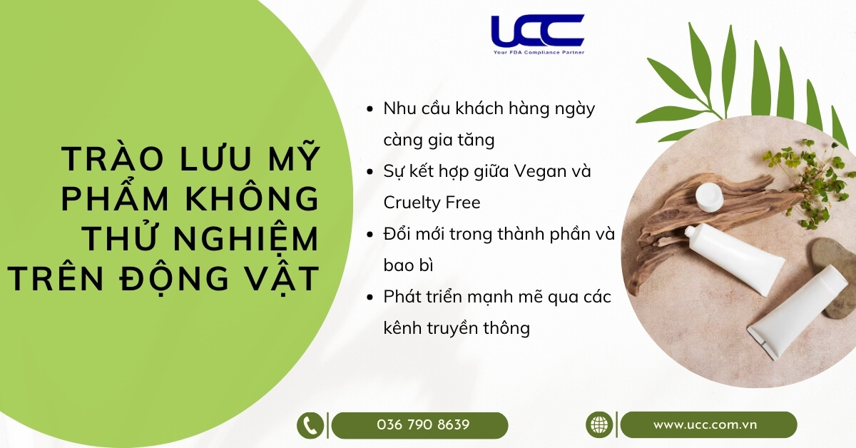 Trao lưu làm đẹp thân thiện với động vật và môi trường