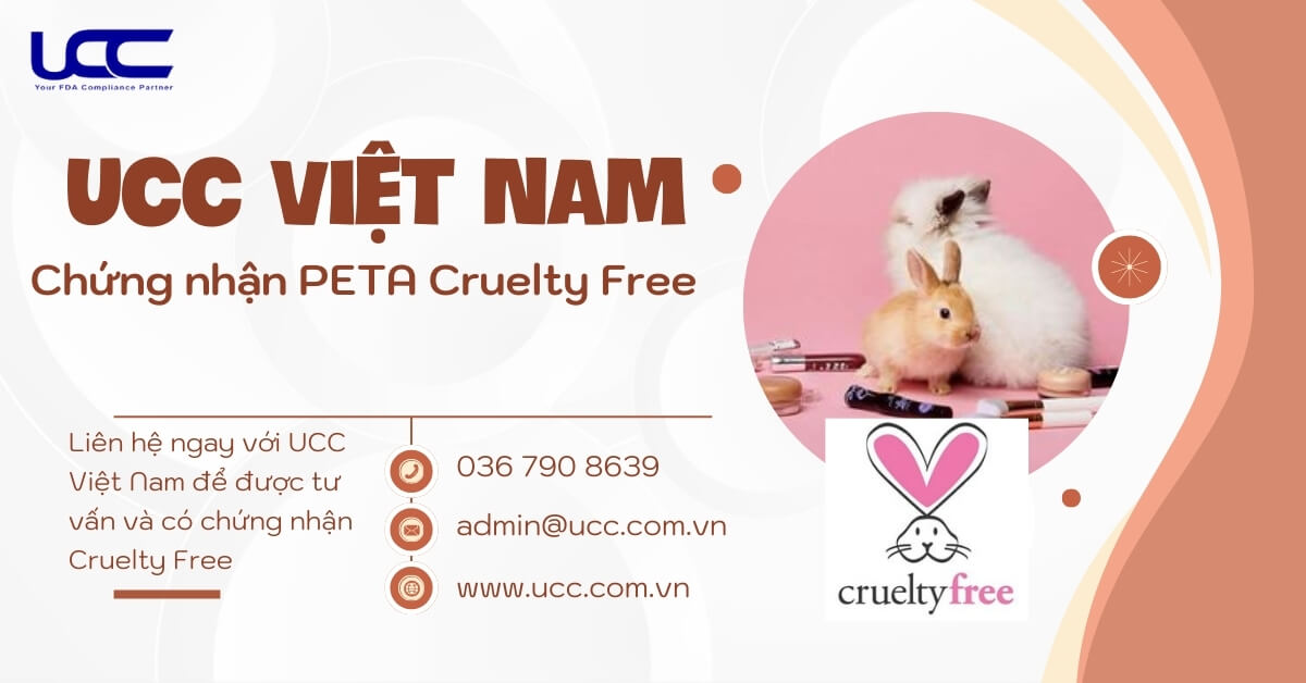 UCC Việt Nam đăng ký chứng nhận Cruelty Free từ tổ chức PETA