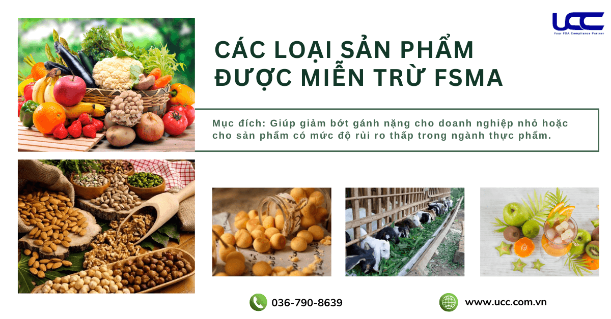 Miễn trừ FSMA giúp giảm bớt gánh nặng cho các doanh nghiệp nhỏ