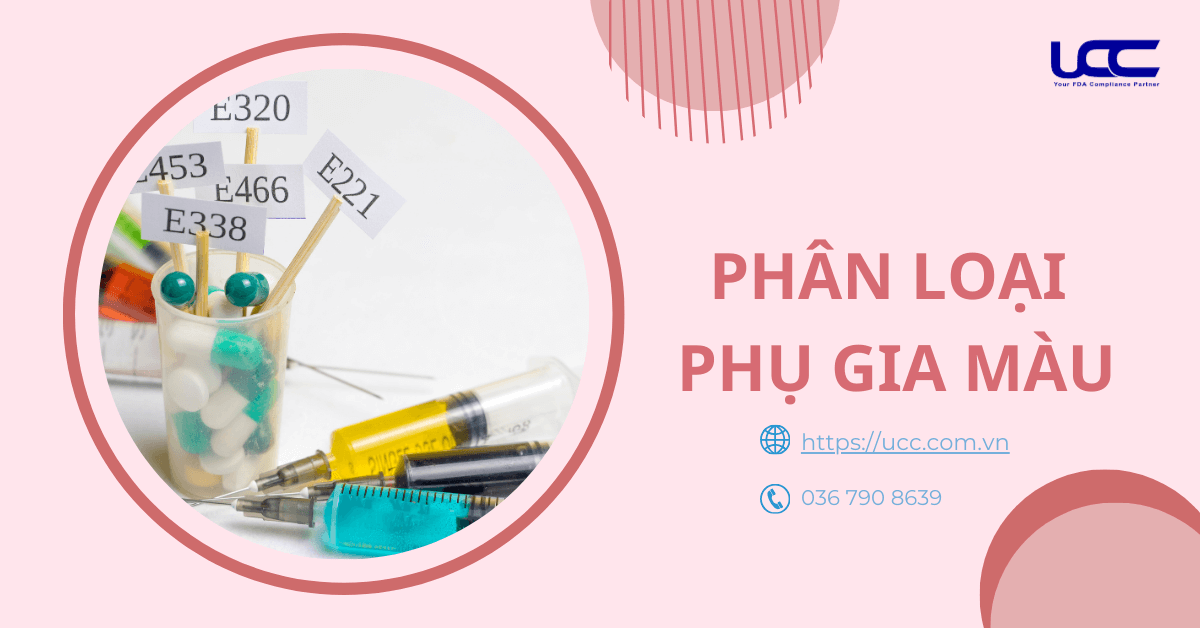 Phân loại phụ gia màu