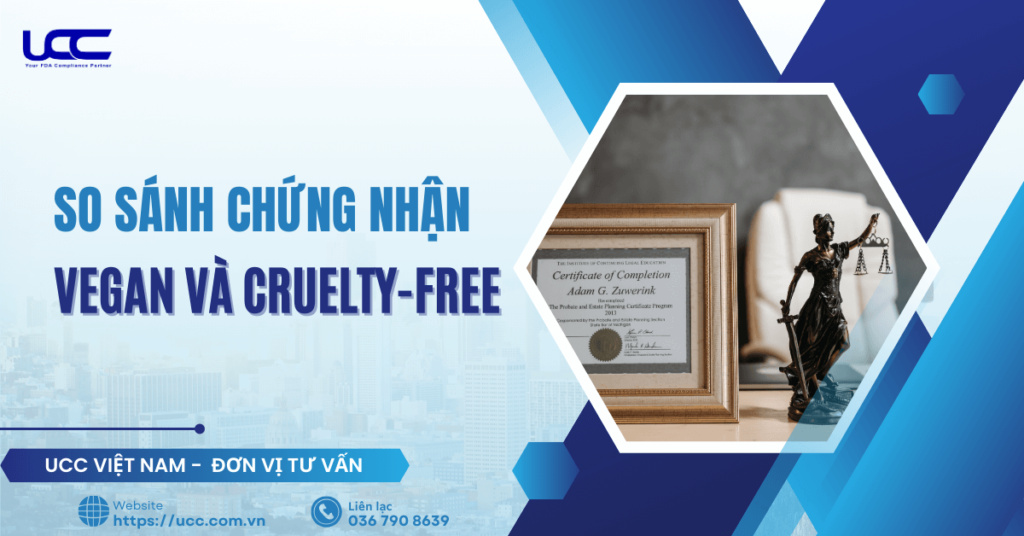 So sánh chứng nhận Vegan và Cruelty free