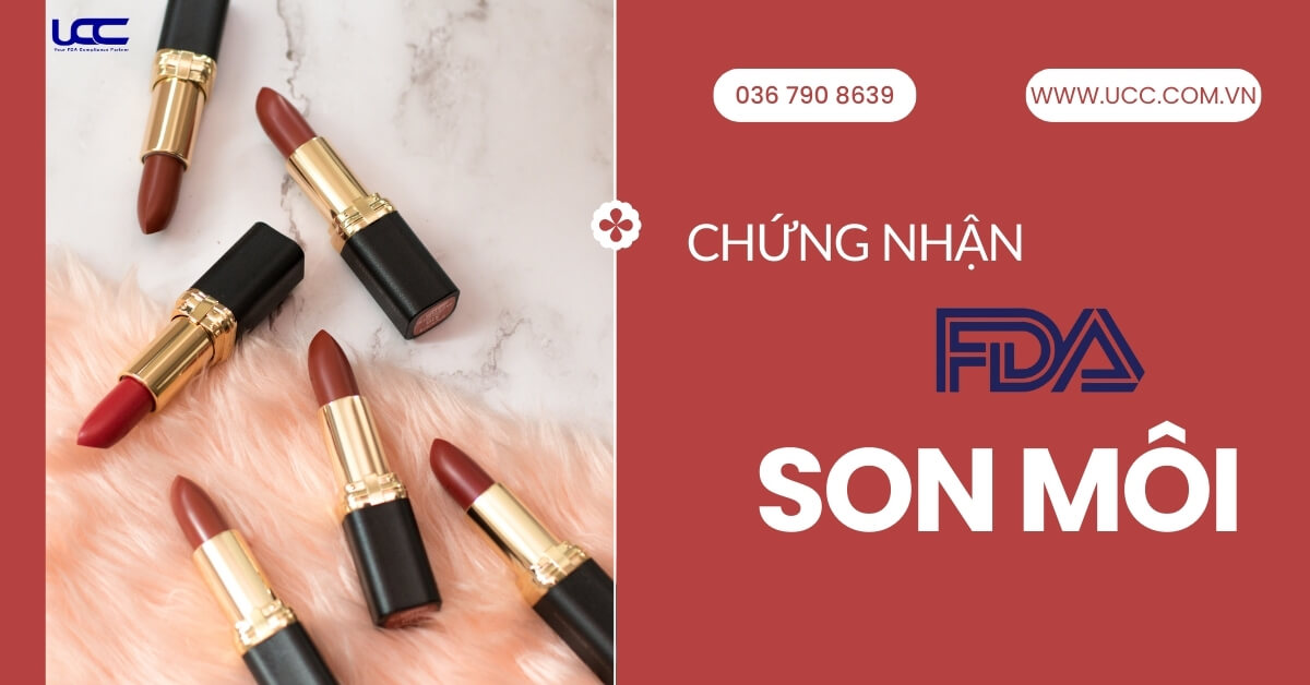 Chứng nhận FDA cho son môi- cơ hội chinh phục thị trường Mỹ