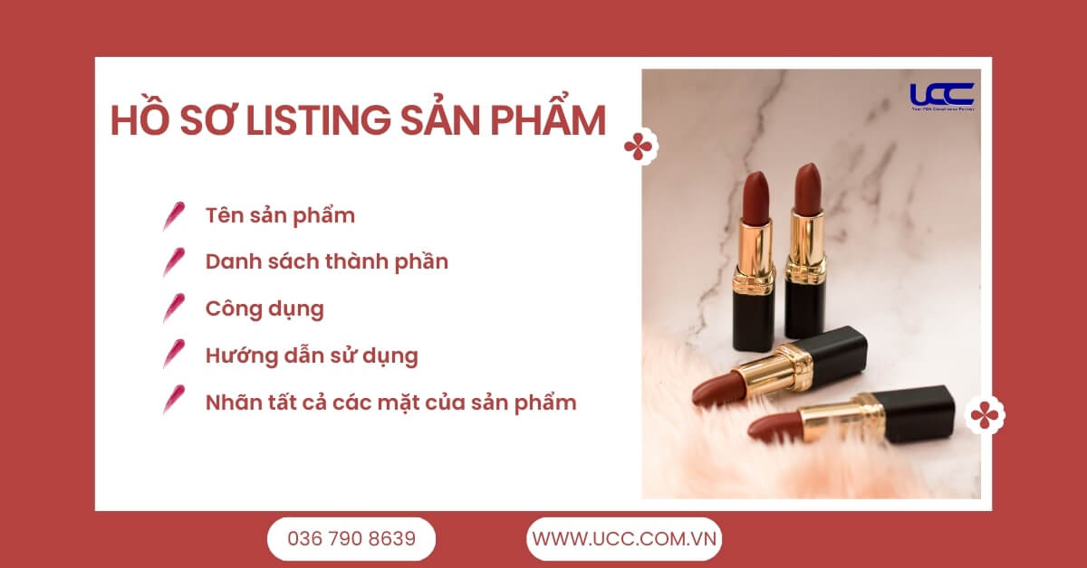 Hồ sơ listing sản phẩm với FDA