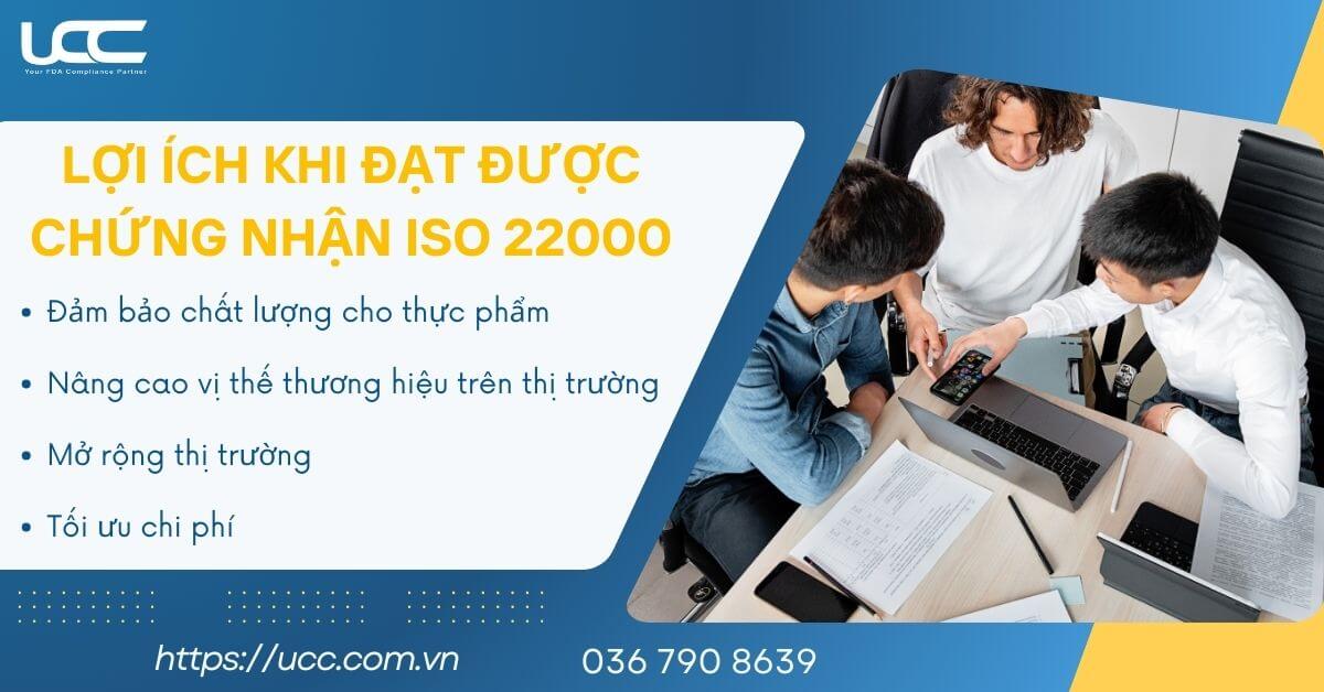 Lợi ích khi đạt được chứng nhận ISO 22000