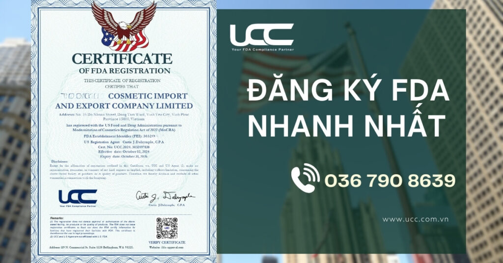 Đăng ký FDA nhanh nhất