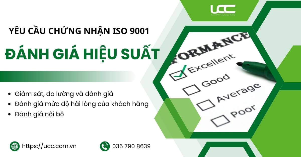 Yêu cầu chứng nhận ISO về Đánh giá hiệu suất
