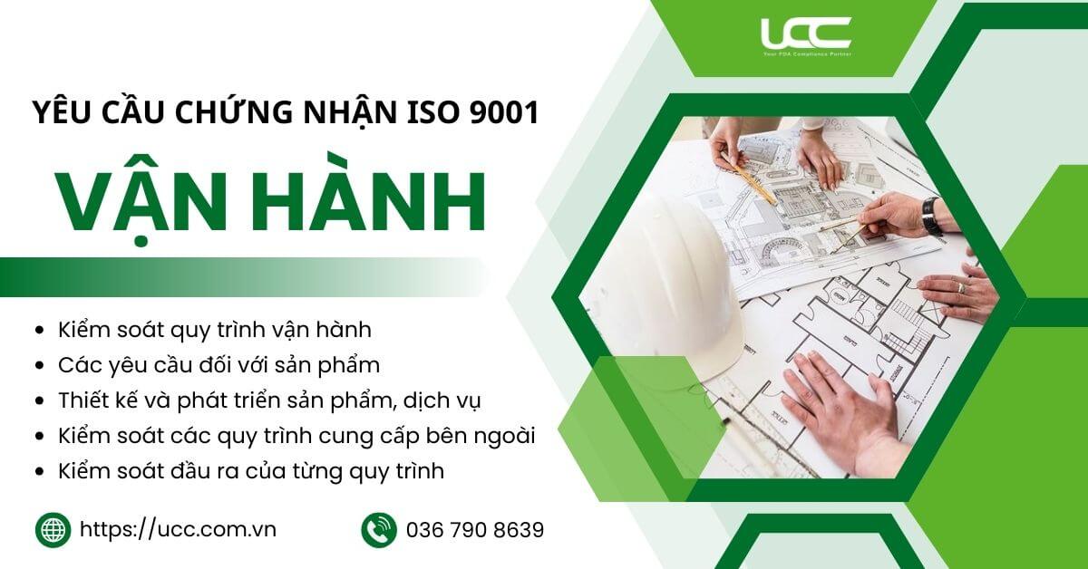 Yêu cầu của ISO 9001 về Vận hành