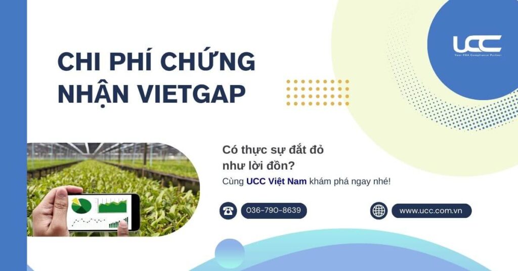 Chi phí chứng nhận VietGAP