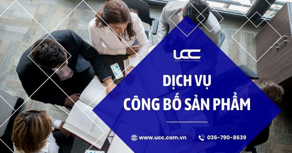 Dịch vụ công bố sản phẩm tại UCC Việt Nam