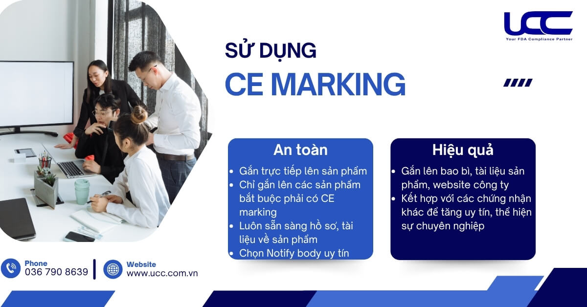 Hướng dẫn sử dụng dấu CE an toàn, hiệu quả doanh nghiệp cần biết