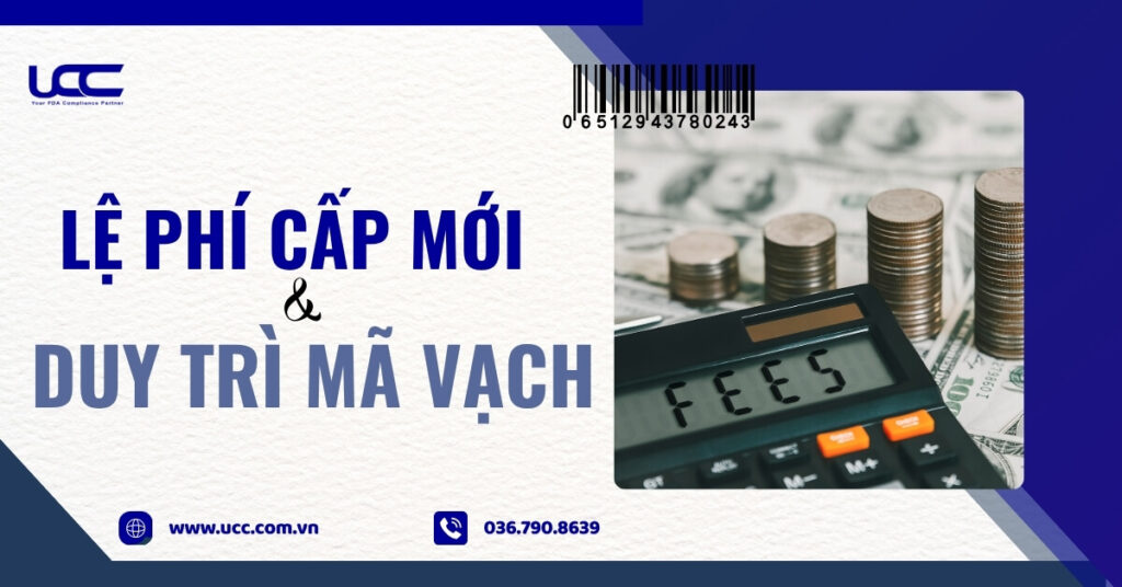 Lệ phí cấp mới và duy trì mã vạch