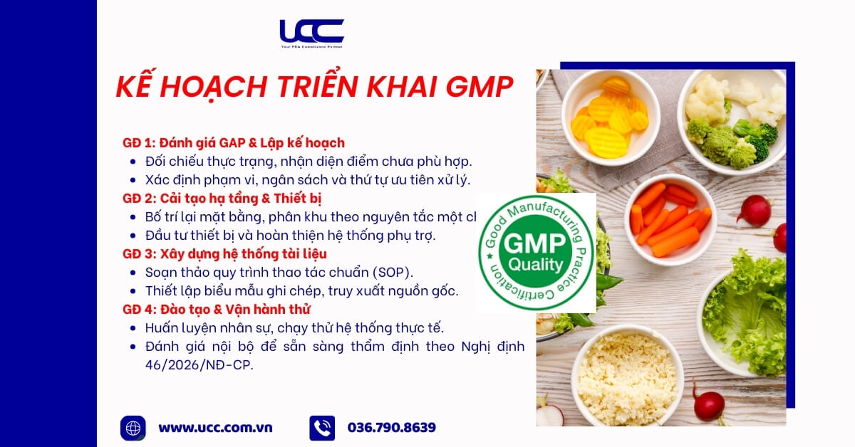 Kế hoạch triển khai GMP
