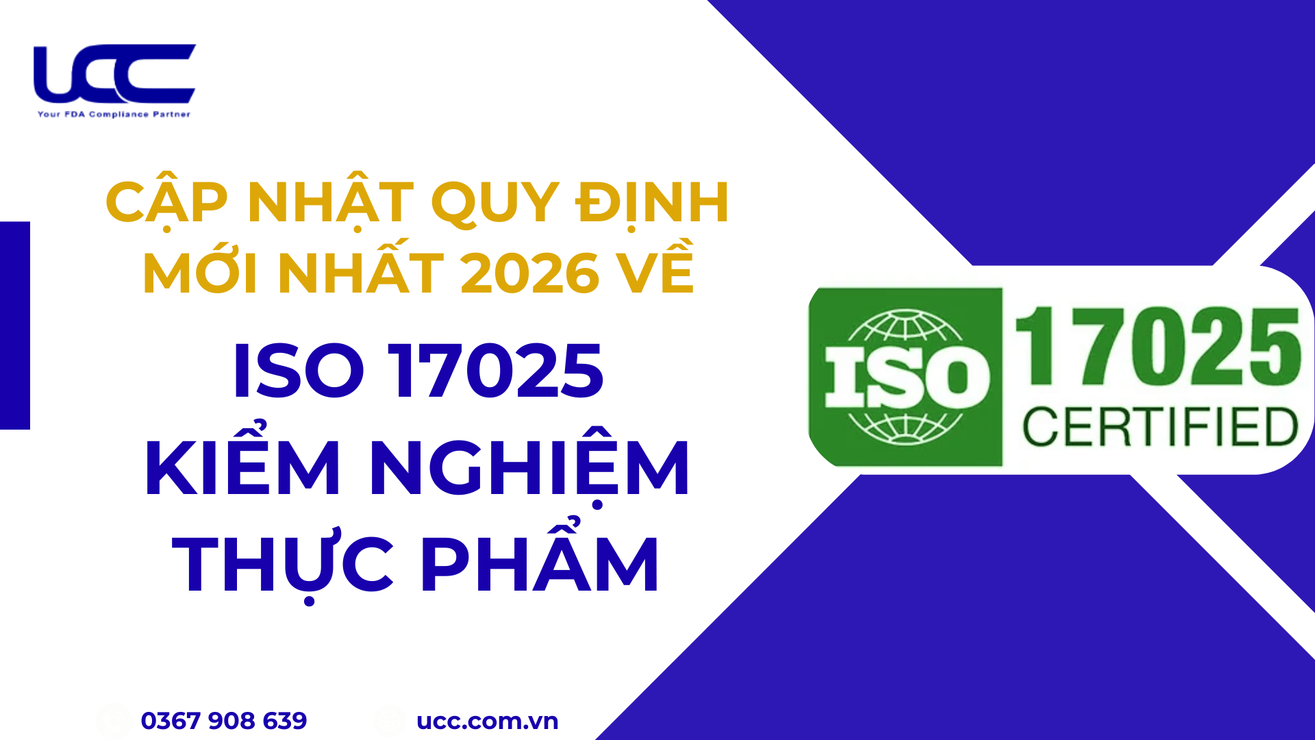 ISO 17025 Cho Kiểm Nghiệm Thực Phẩm: Cập nhật quy định 2026!