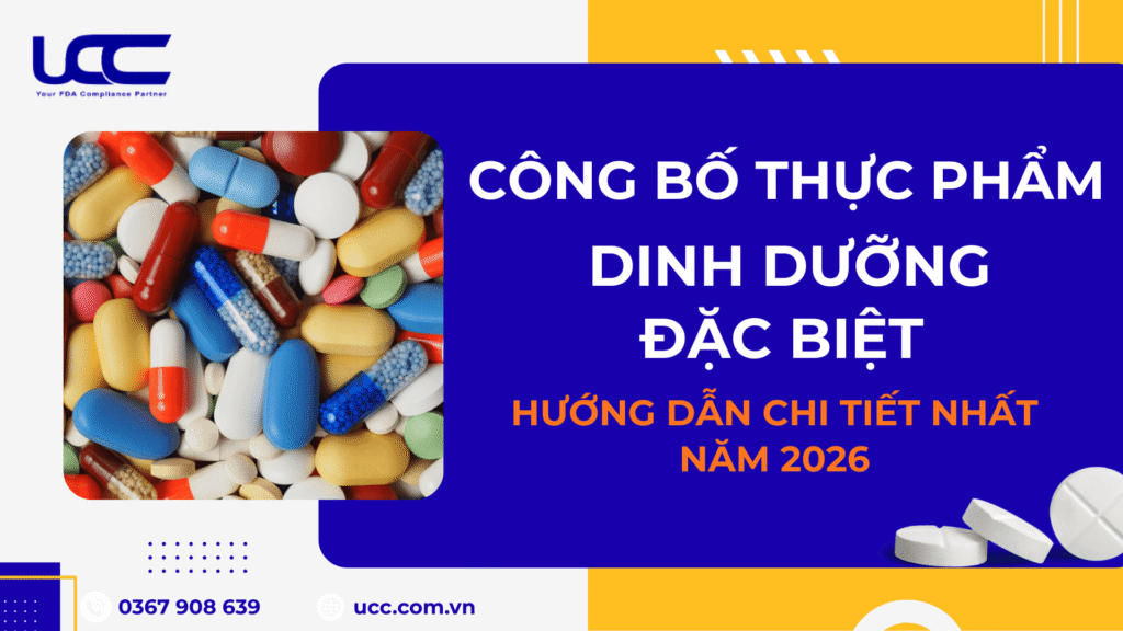 Công bố thực phẩm dinh dưỡng đặc biệt.