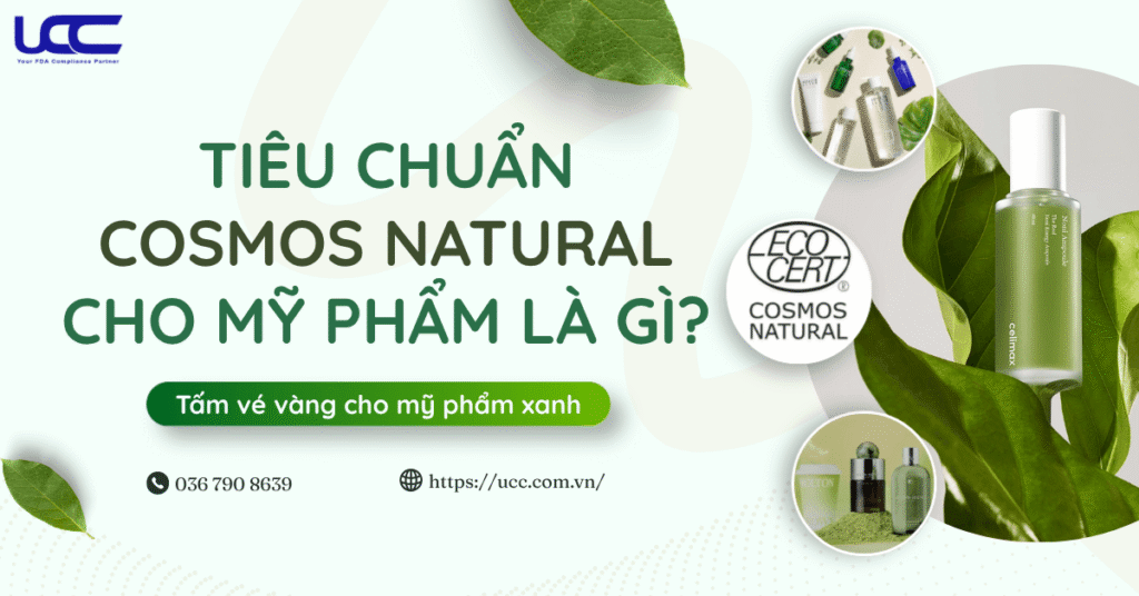 Tiêu chuẩn COSMOS Natural cho mỹ phẩm thiên nhiên