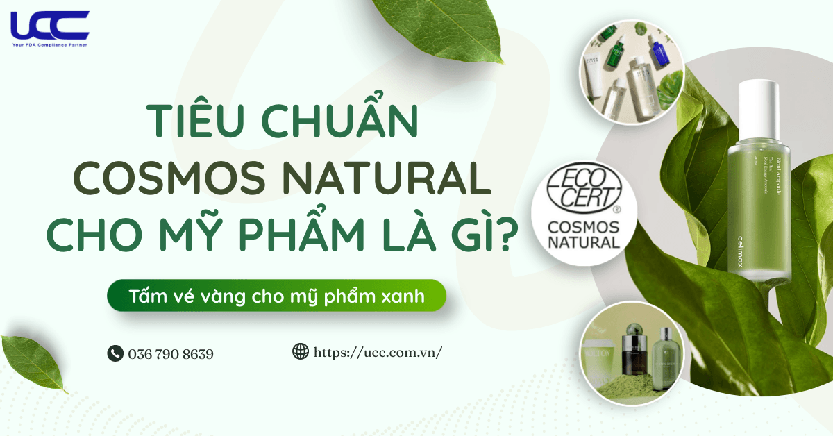 Tiêu chuẩn COSMOS Natural cho mỹ phẩm là gì?