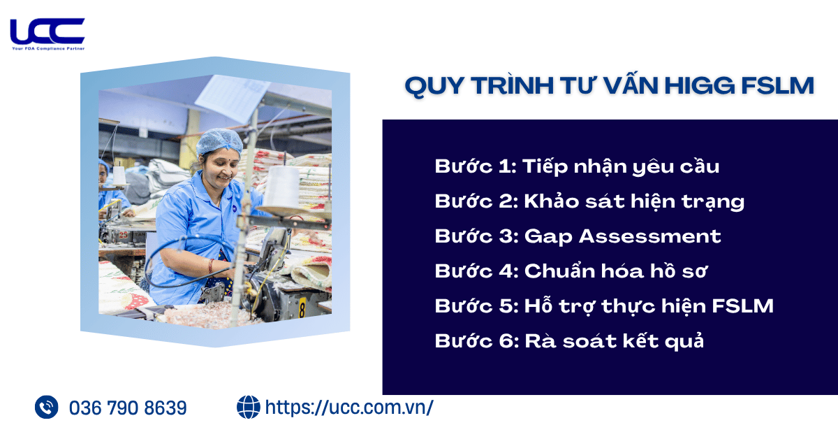 Quy trình khi tư vấn HIGG FSLM